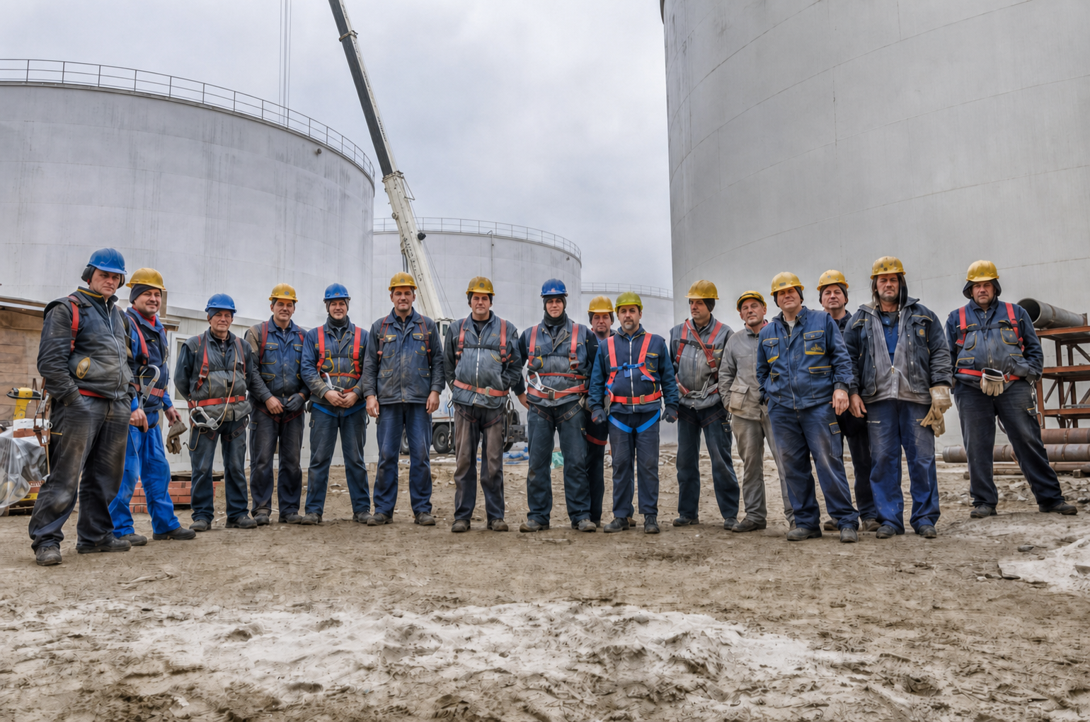 Feromont Inženjering tim na industrijskom projektu